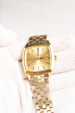 Vintage Omega De Ville Men's Gold Tone Automatic Wristwatch