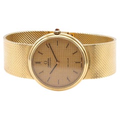 Vintage Omega De Ville Schweizer Uhr aus 18 Karat Gold, Vintage