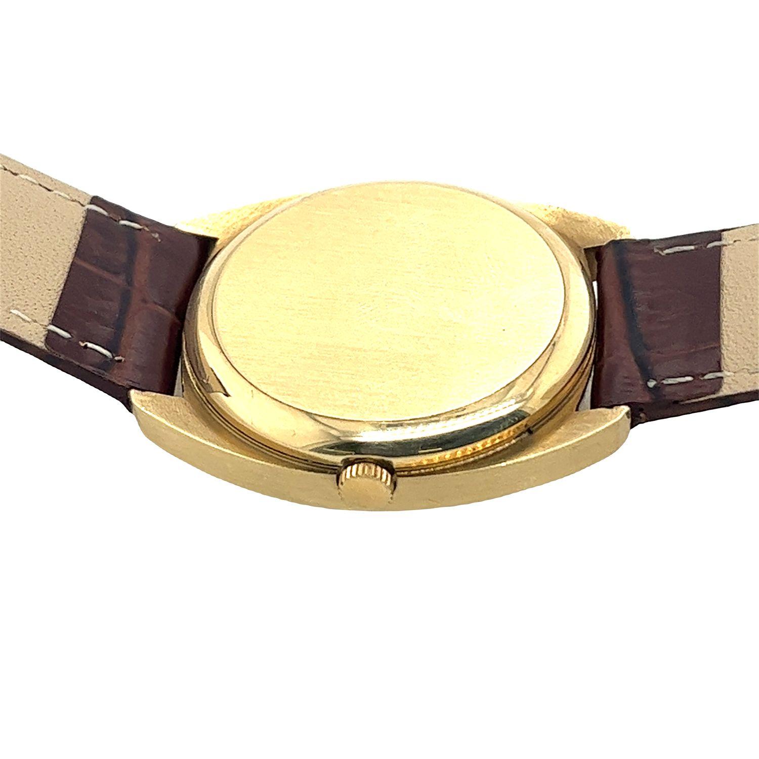 Vintage Omega Deville Automatic Mens Watch 9ct Gold 1