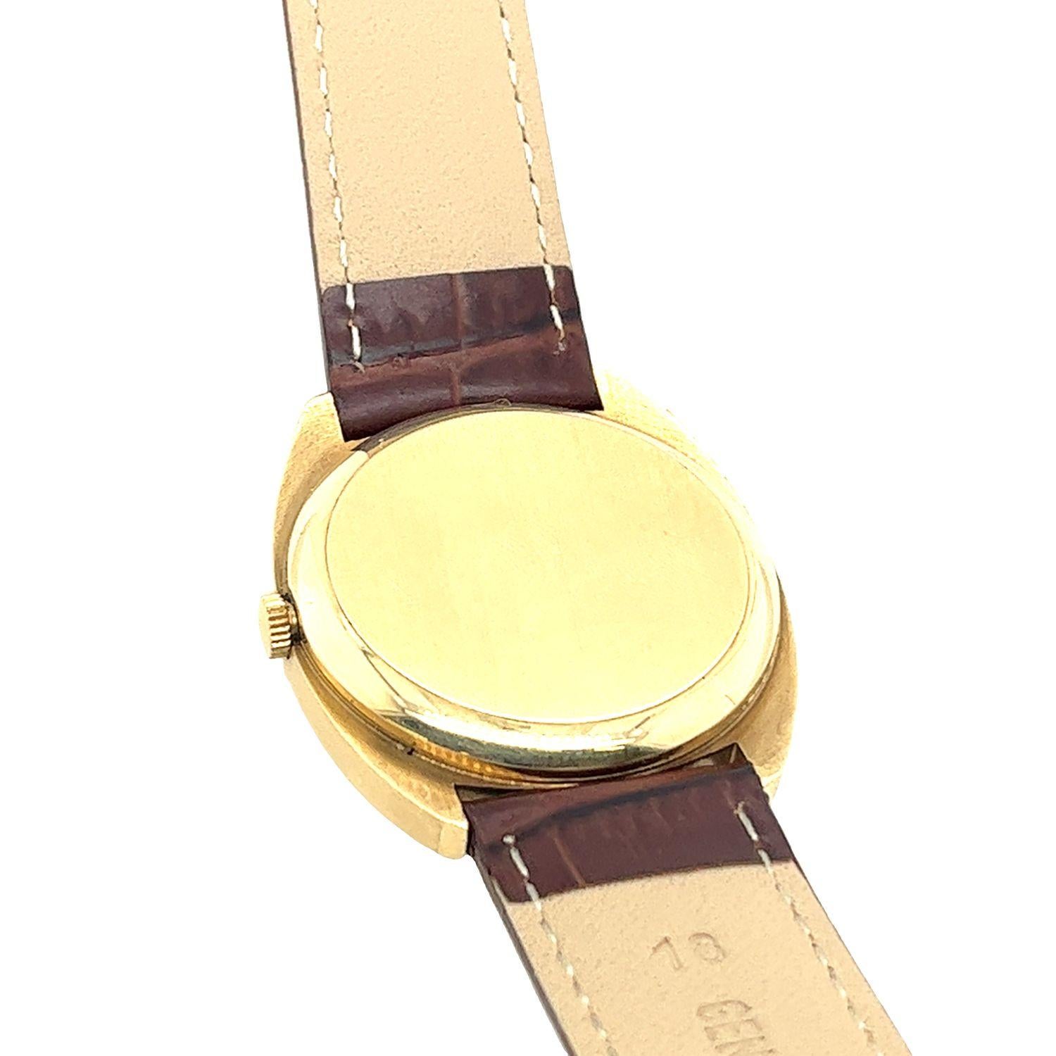 Vintage Omega Deville Automatic Mens Watch 9ct Gold 2