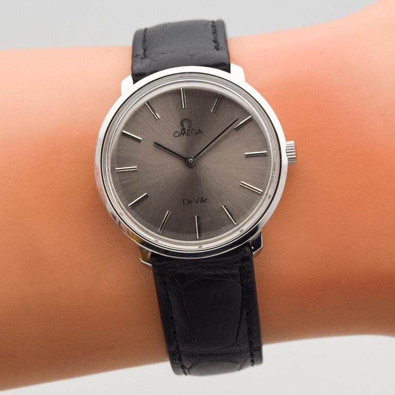 Vintage Omega Deville Stainless Steel Watch, 1971 For Sale at 1stDibs