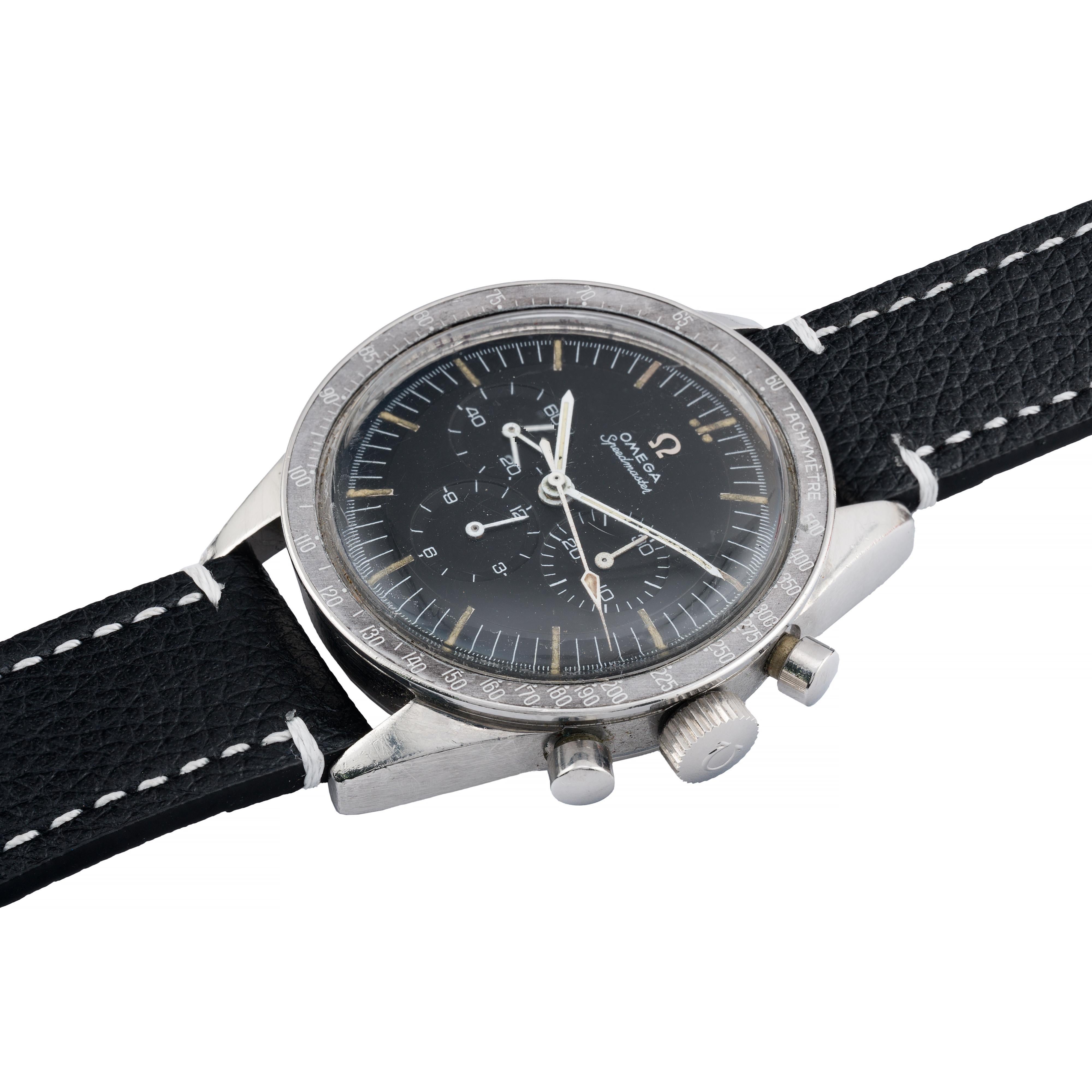 Vintage Omega Ed Weiß Ghost DON Lünette Speedmaster 105.003 Circa 1964, Vintage (Retro)