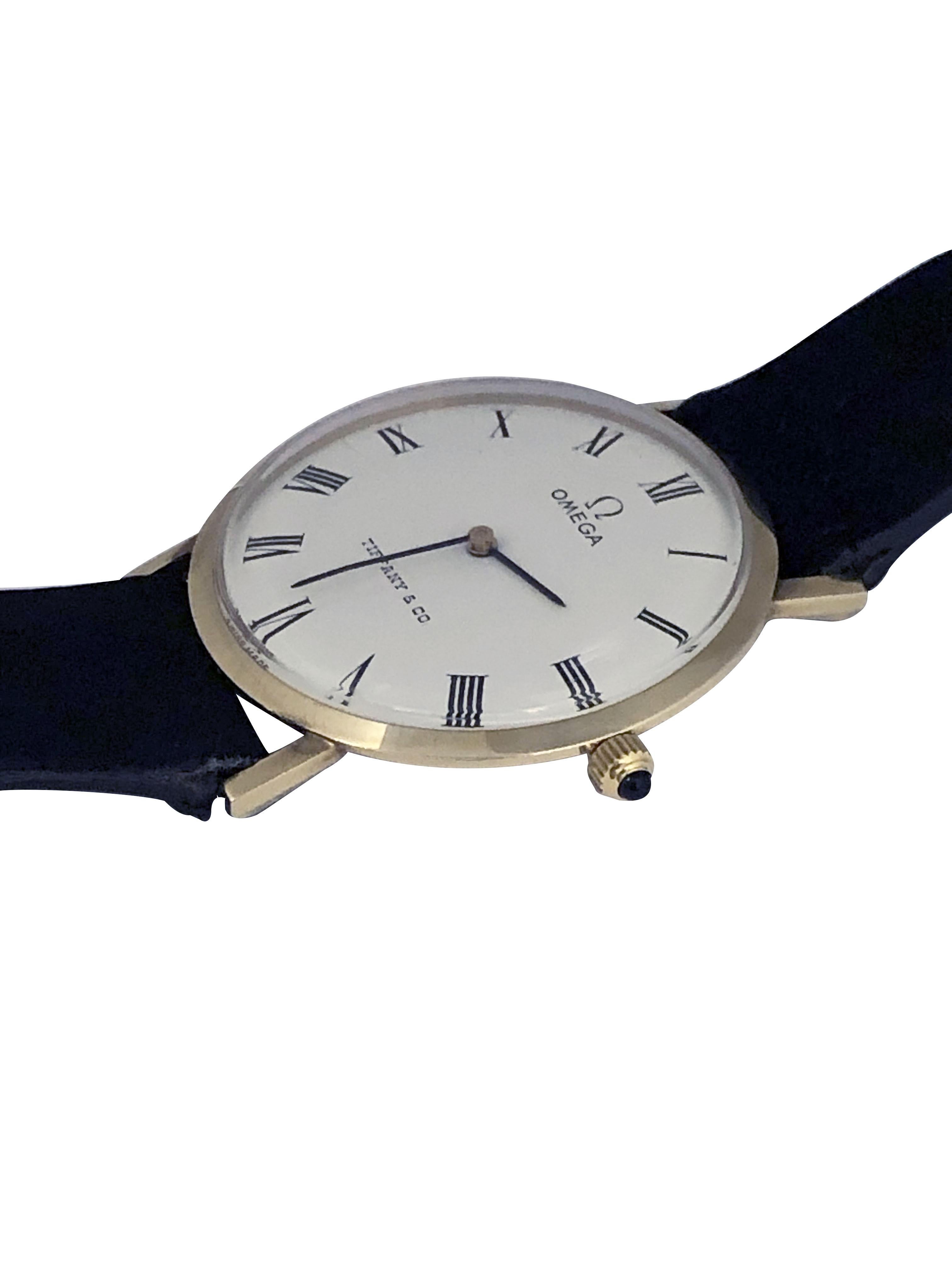  Montre-bracelet mécanique Omega pour Tiffany & Company Unisexe 