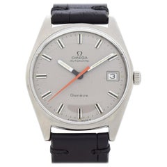 Vintage Omega Geneve Ref. 166.041 Stainless Steel Watch, 1968