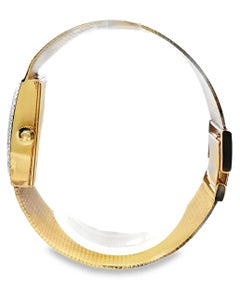 Vintage Omega Ladies' Diamond Wristwatch in 14K Yellow Gold, Winding