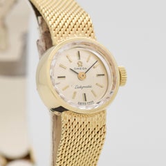 Vintage Omega Ladymatic 14 Karat Gelbgold-Uhr, 1969