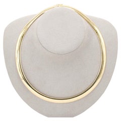 Collana Omega vintage in oro giallo 14 carati