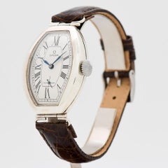 Vintage Omega Oversized Tonneau-Shaped Watch, 1937