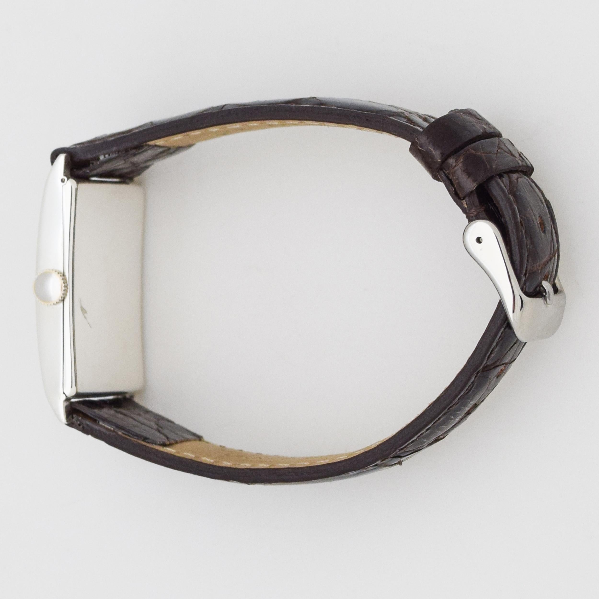 vintage omega rectangular watch