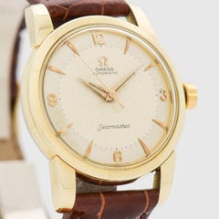 Vintage Omega Seamaster 14 Karat Gold-Plated and Stainless Steel Watch, 1957