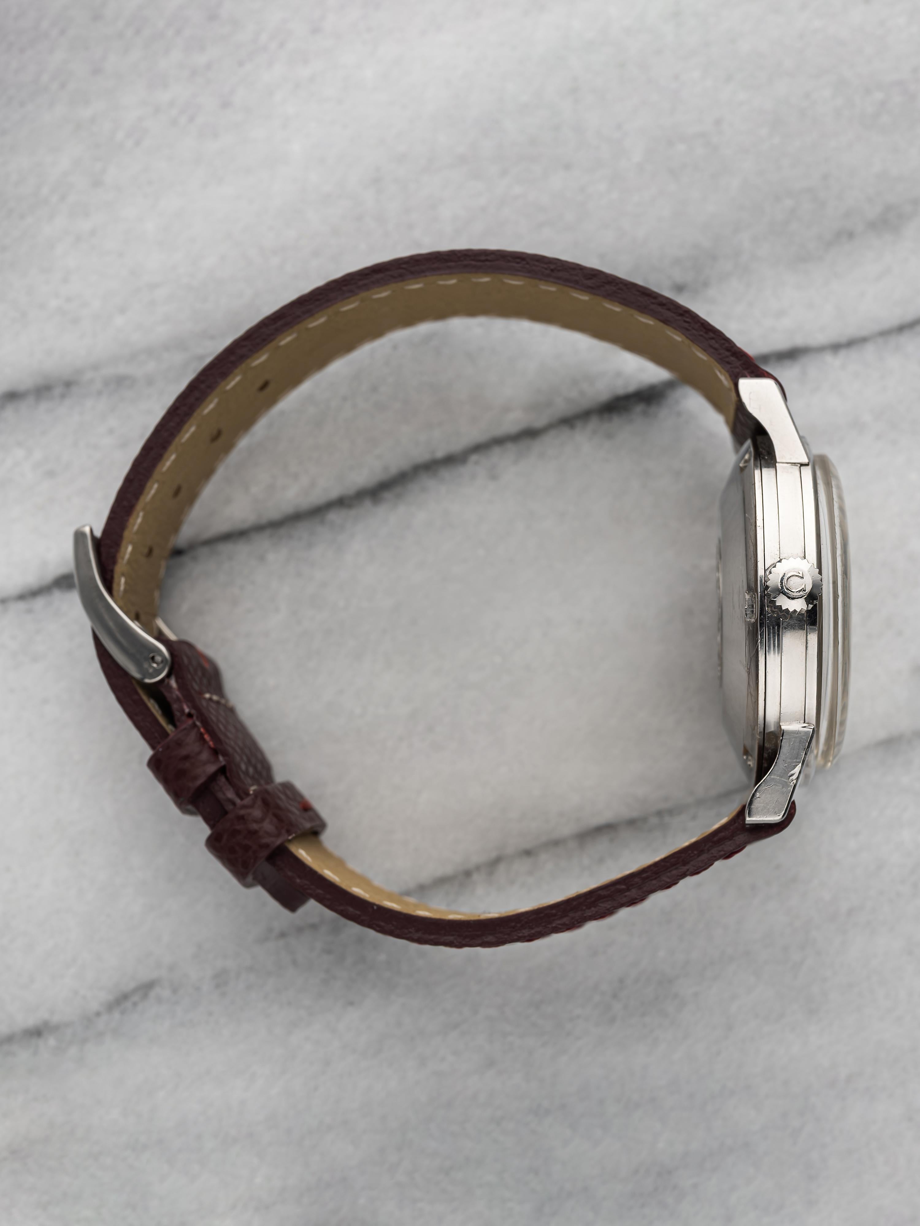 Vintage Omega Seamaster 60s Automático Esfera Blanca Caja 34mm. 1