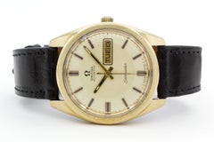 Vintage Omega Seamaster Day Date Automatic Mens Watch With New Strap