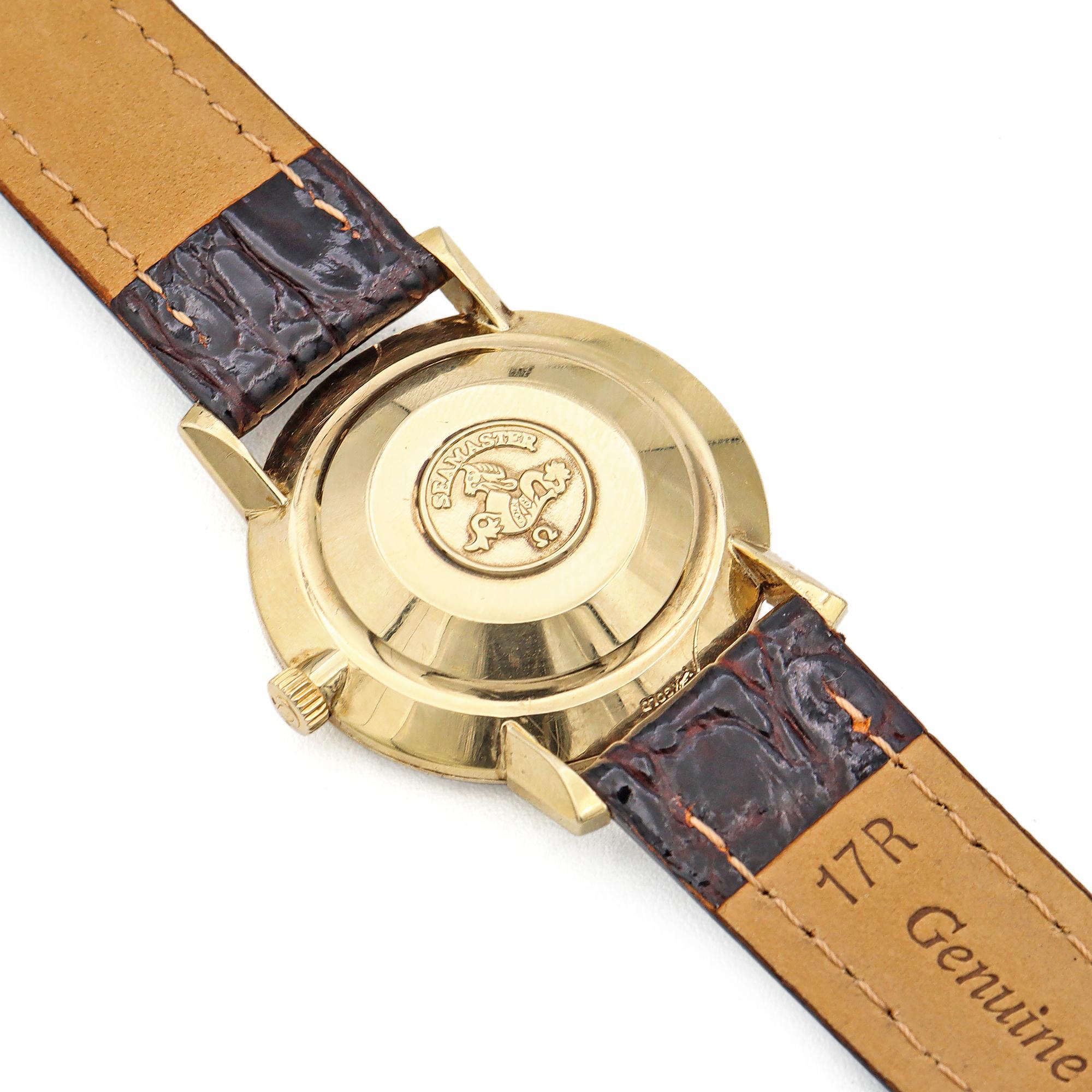 Vintage Omega Seamaster De Ville 14K Gold Men's Automatic Watch 1