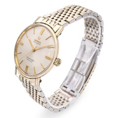 Vintage Omega Seamaster De Ville 14k Yellow Gold Automatic Men's Watch