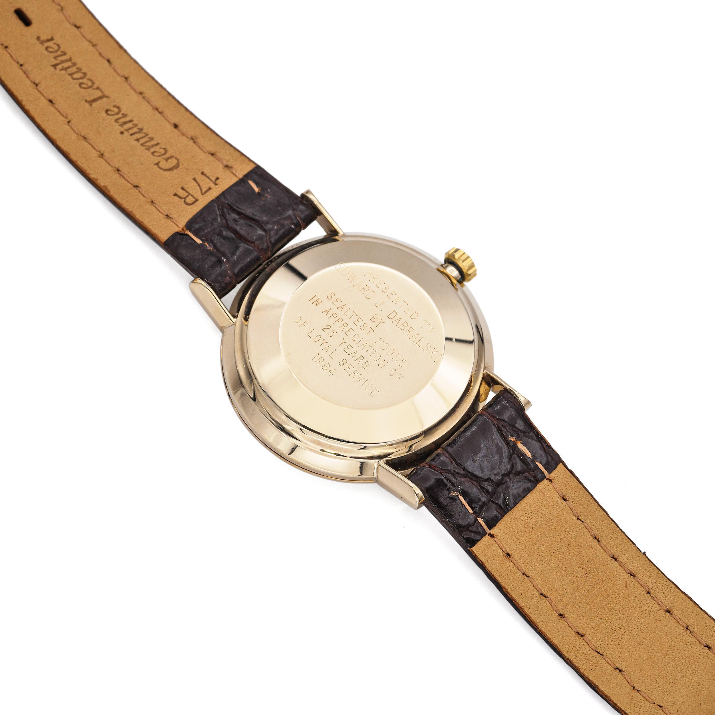 Reloj automático de caballero vintage Omega Seamaster De Ville bañado en oro en venta 1