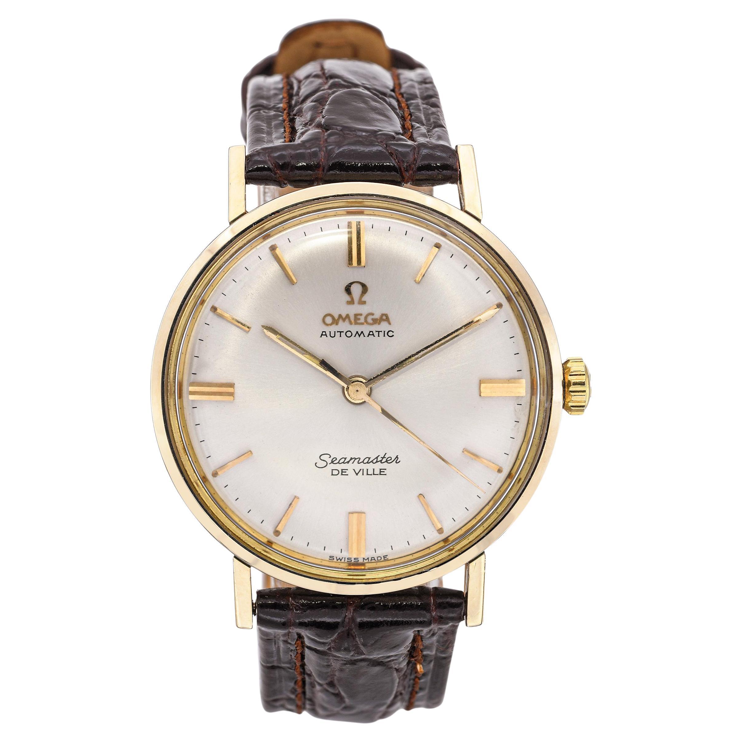 Vintage Omega Seamaster De Ville Gold gefüllt automatische Herrenuhr