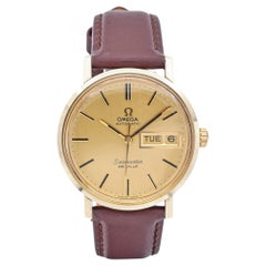 Vintage Omega Seamaster De Ville Men's Gold Automatic Wristwatch Ref C6865