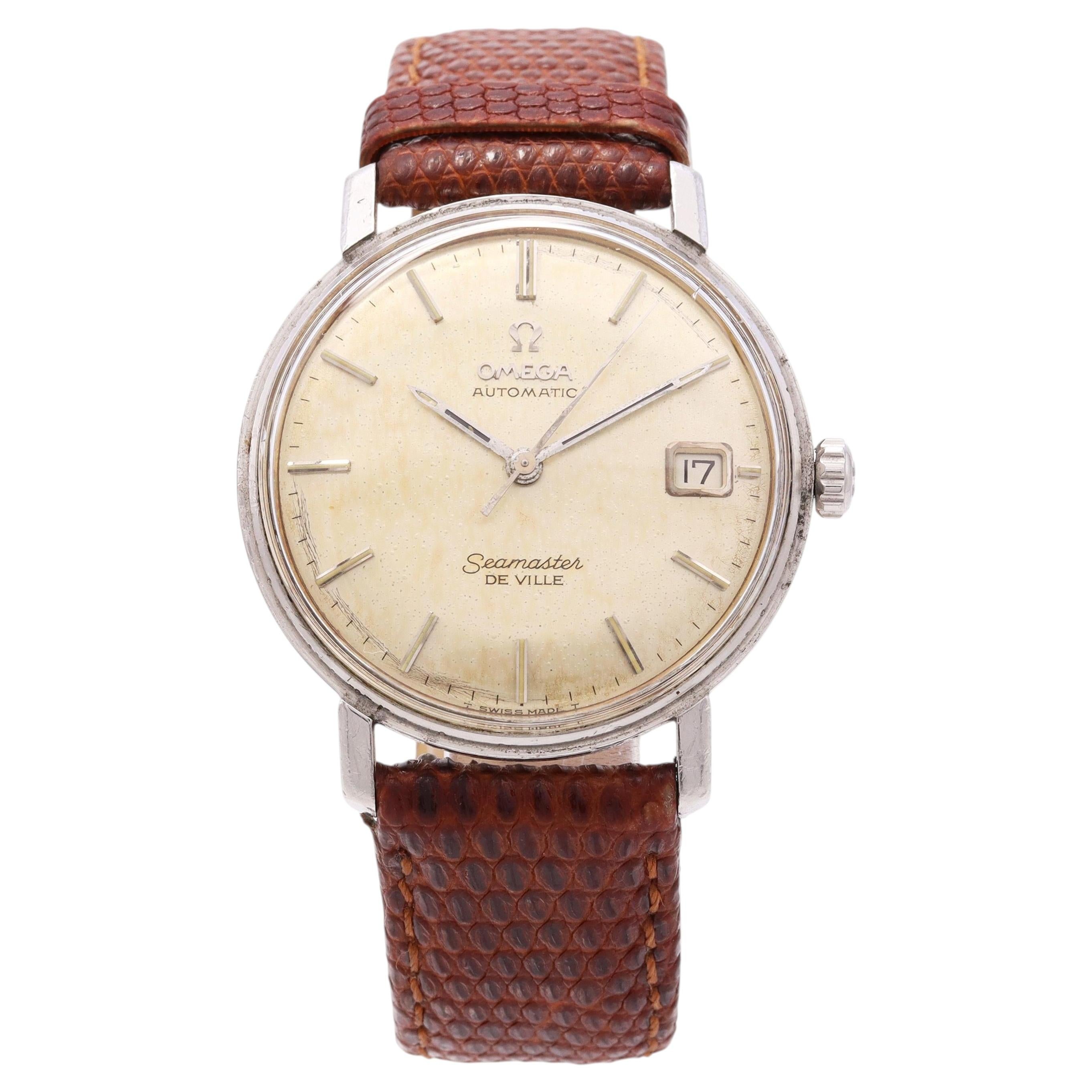 Vintage Omega Seamaster De Ville Stainless Steel Automatic Watch