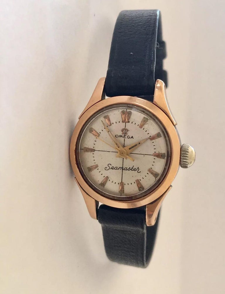 Vintage Omega Seamaster Ladies Wristwatch at 1stDibs