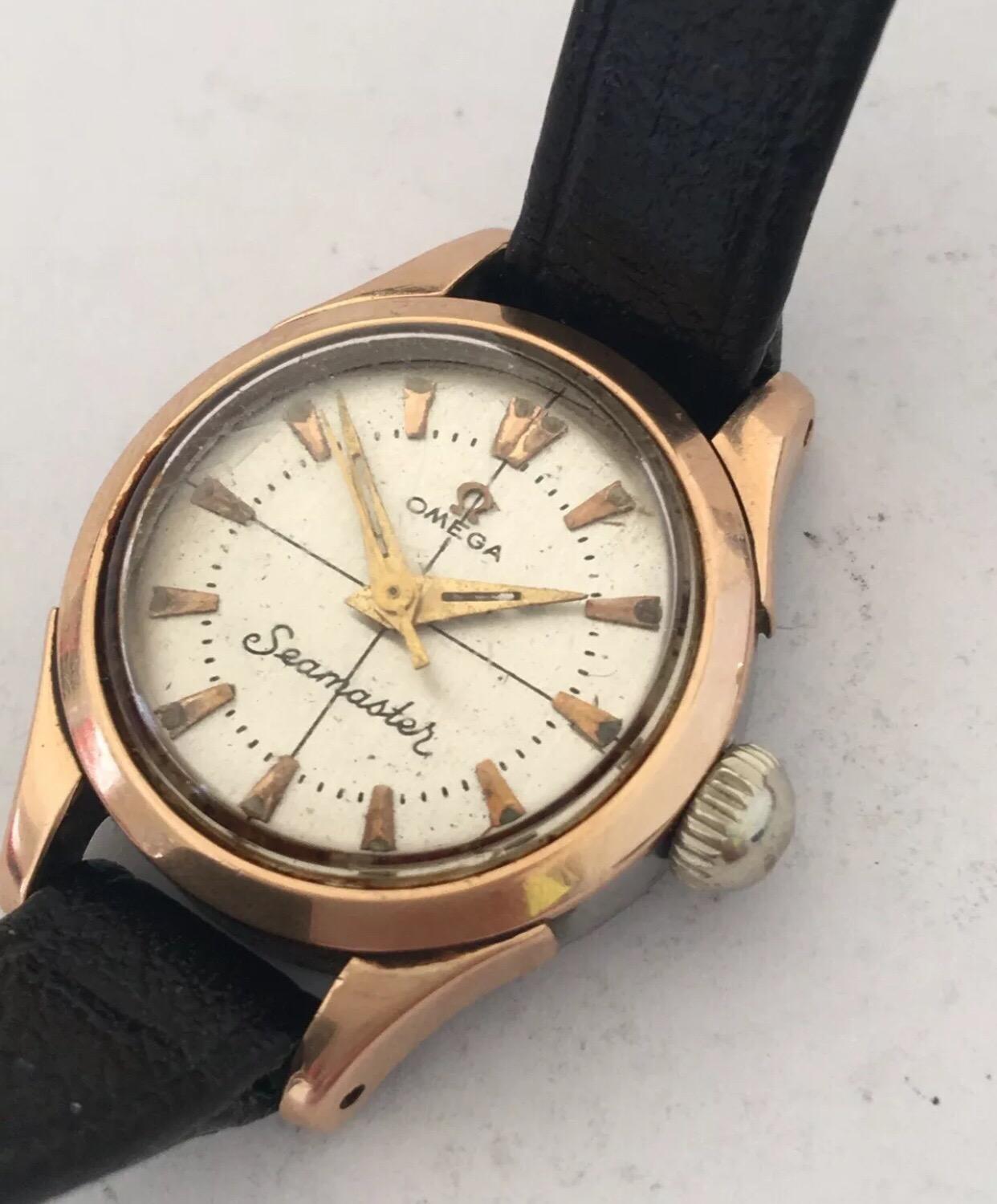 Vintage Omega Seamaster Ladies Wristwatch 3