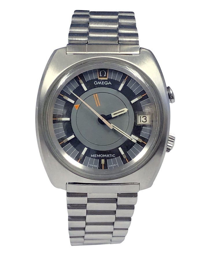 Vintage Omega Seamaster Memomatic Self Winding Alarm Wrist Watch For