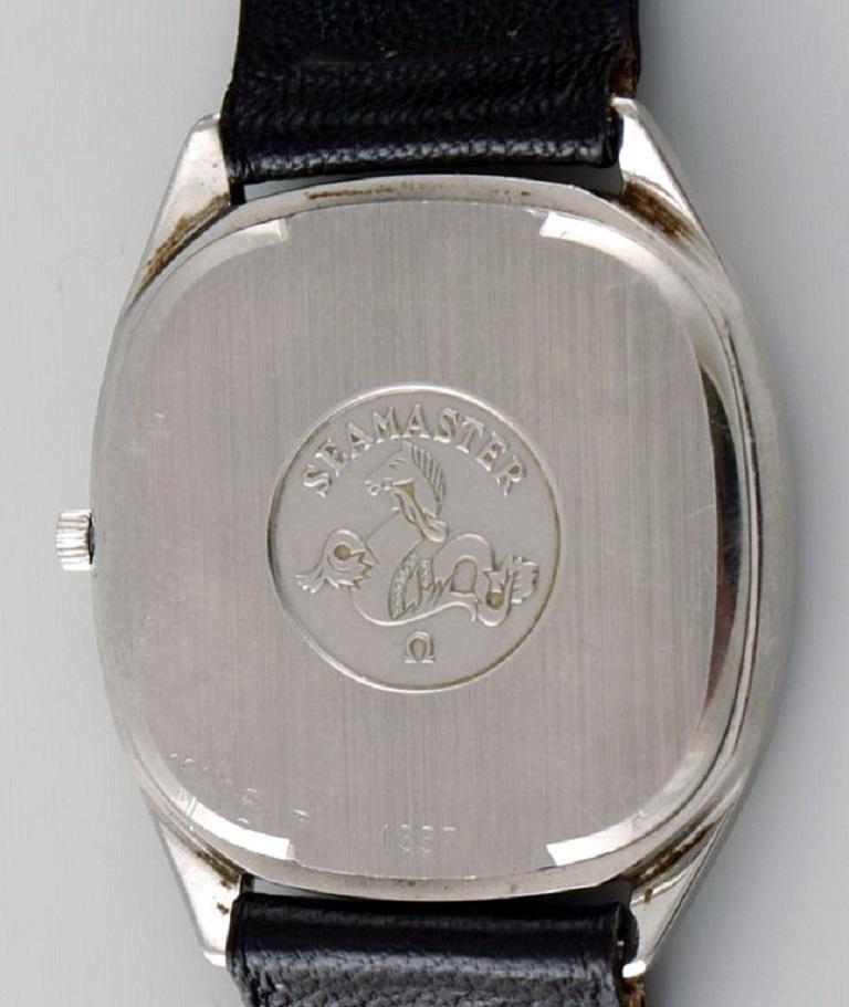 Vintage Omega Seamaster Quartz Wristwatch, 1970s In Excellent Condition In bronshoj, DK