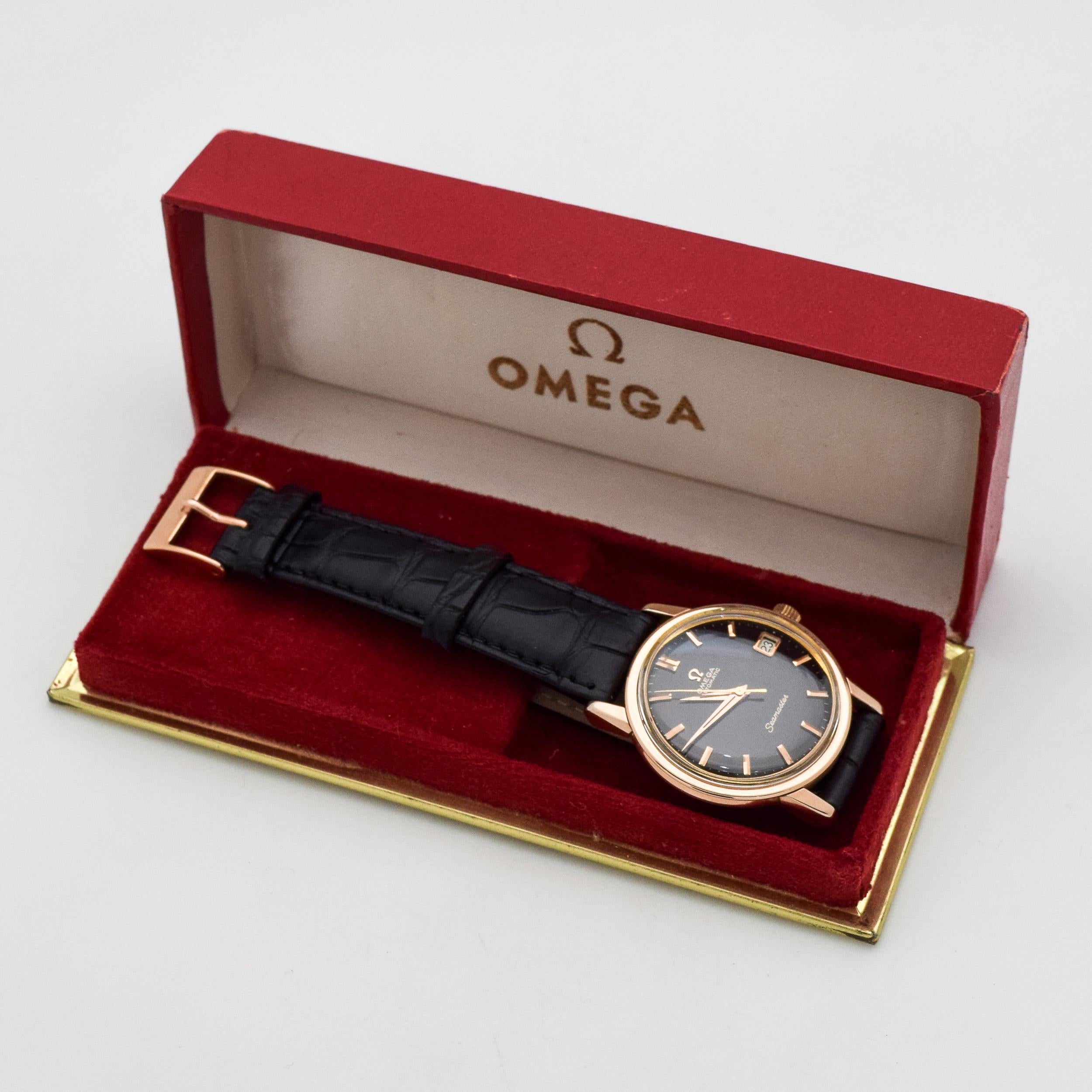 Vintage Omega Seamaster Reference 166.003 Watch, 1963 For Sale 1