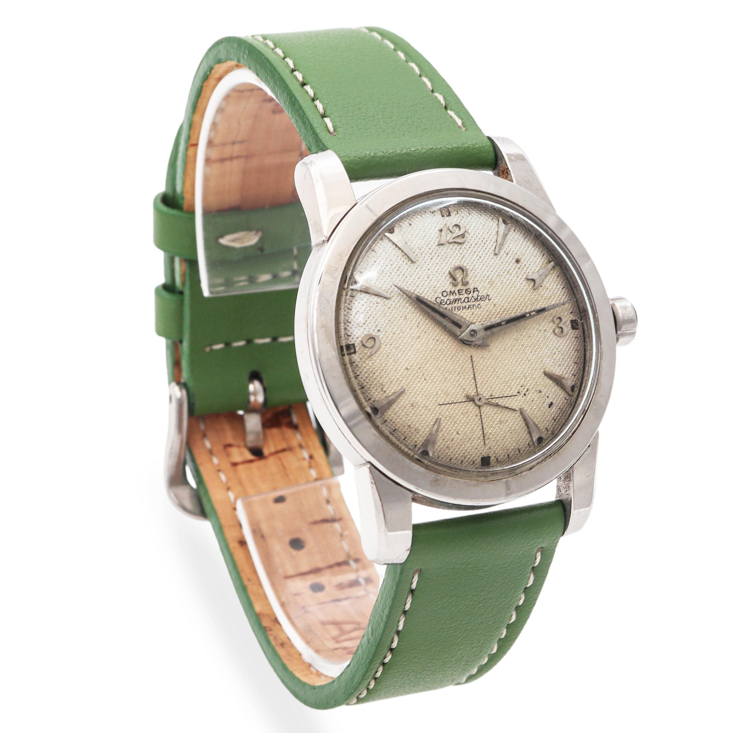 Vintage By Omega Seamaster Edelstahl Automatik Herrenuhr Ref C2576-5 im Zustand „Gut“ im Angebot in New York, NY