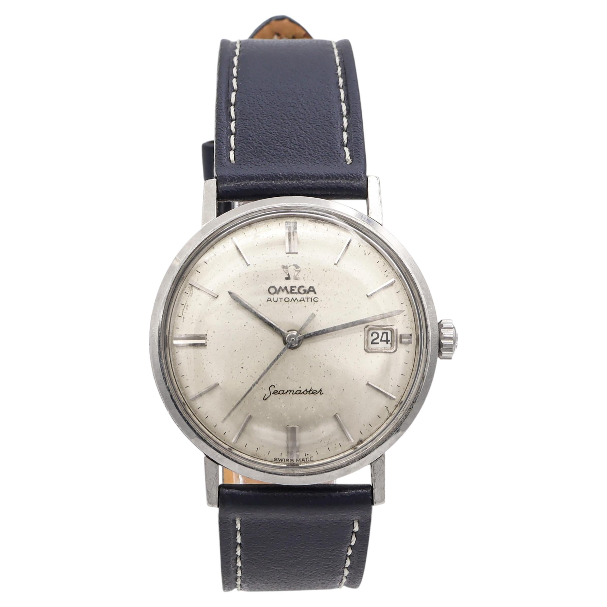 Vintage Omega Seamaster Stainless Steel Automatic Watch