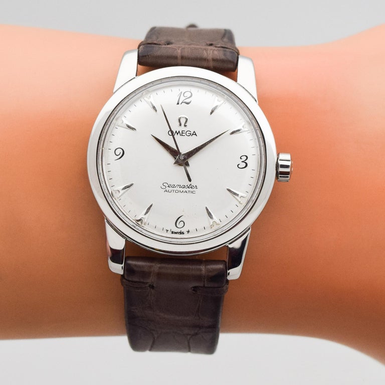 Vintage Omega Seamaster Stainless Steel Watch, 1953 For ...
