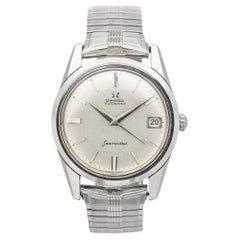Vintage Omega Seamaster Stretch Bracelet Silver Dial Men's Automatic Watch