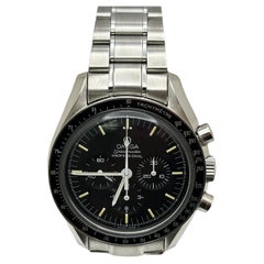 Vintage Omega Speedmaster Moonwatch 3570.50.00 42mm Black Dial Steel Box Papers