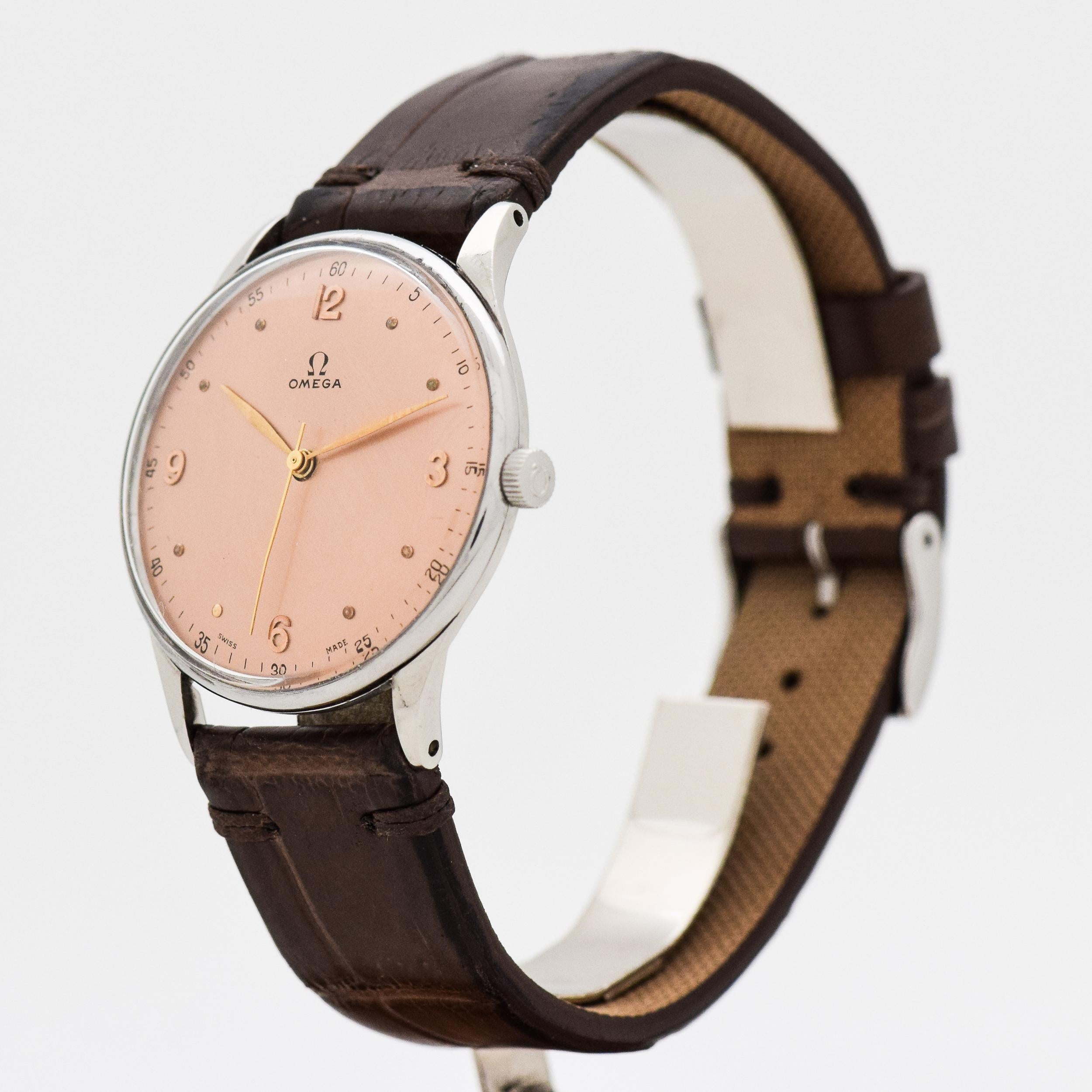 omega salmon dial