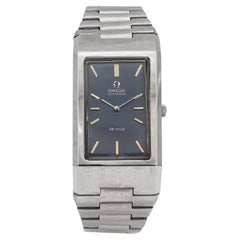 Vintage Omega Tank De Ville Stainless Steel Automatic Men
s Watch