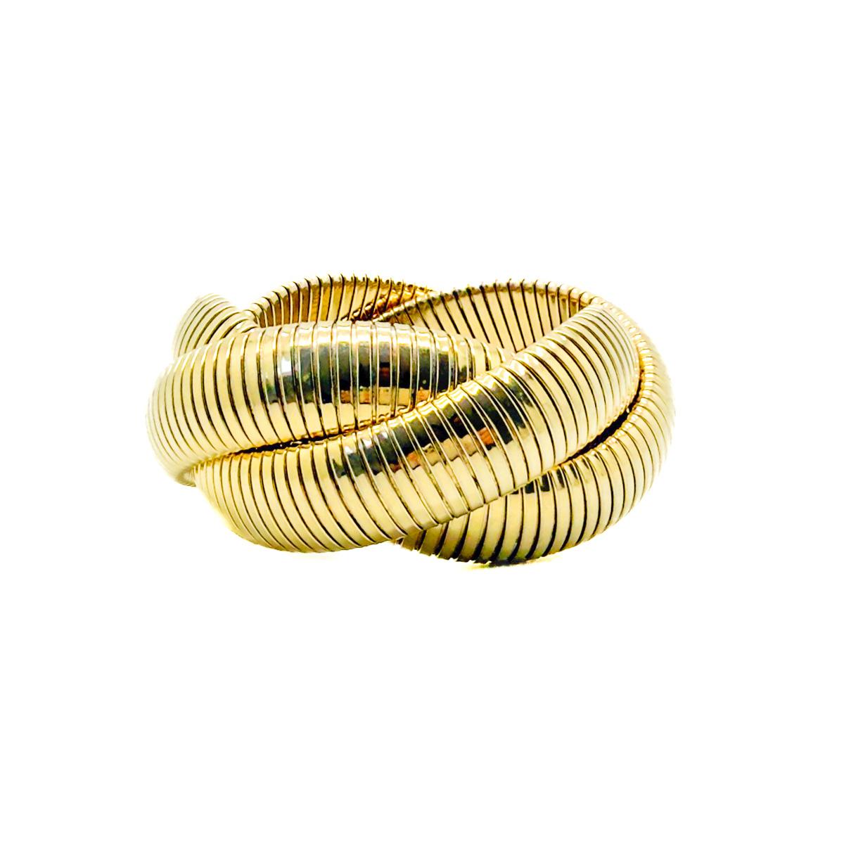 Brazalete vintage Omega de triple vuelta Años 80 en venta 2