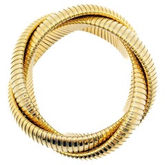 Brazalete vintage Omega de triple vuelta Años 80