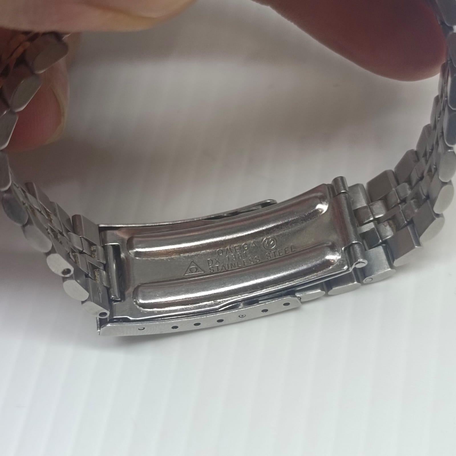 Women's or Men's Vintage Omega Two-Tone Seamaster 38MM Quartz Watch For Sale