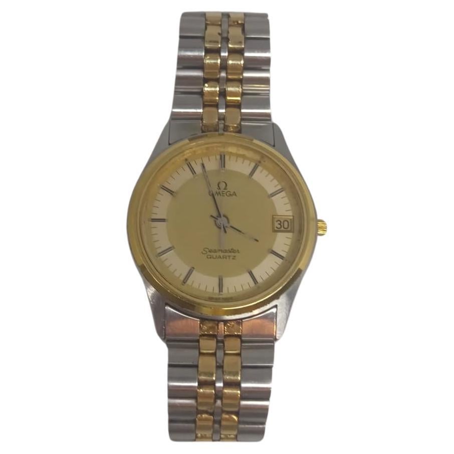 Orologio vintage Omega Seamaster bicolore 38MM al quarzo