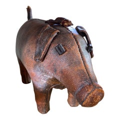 Vintage Omersa Pig Foot Stool