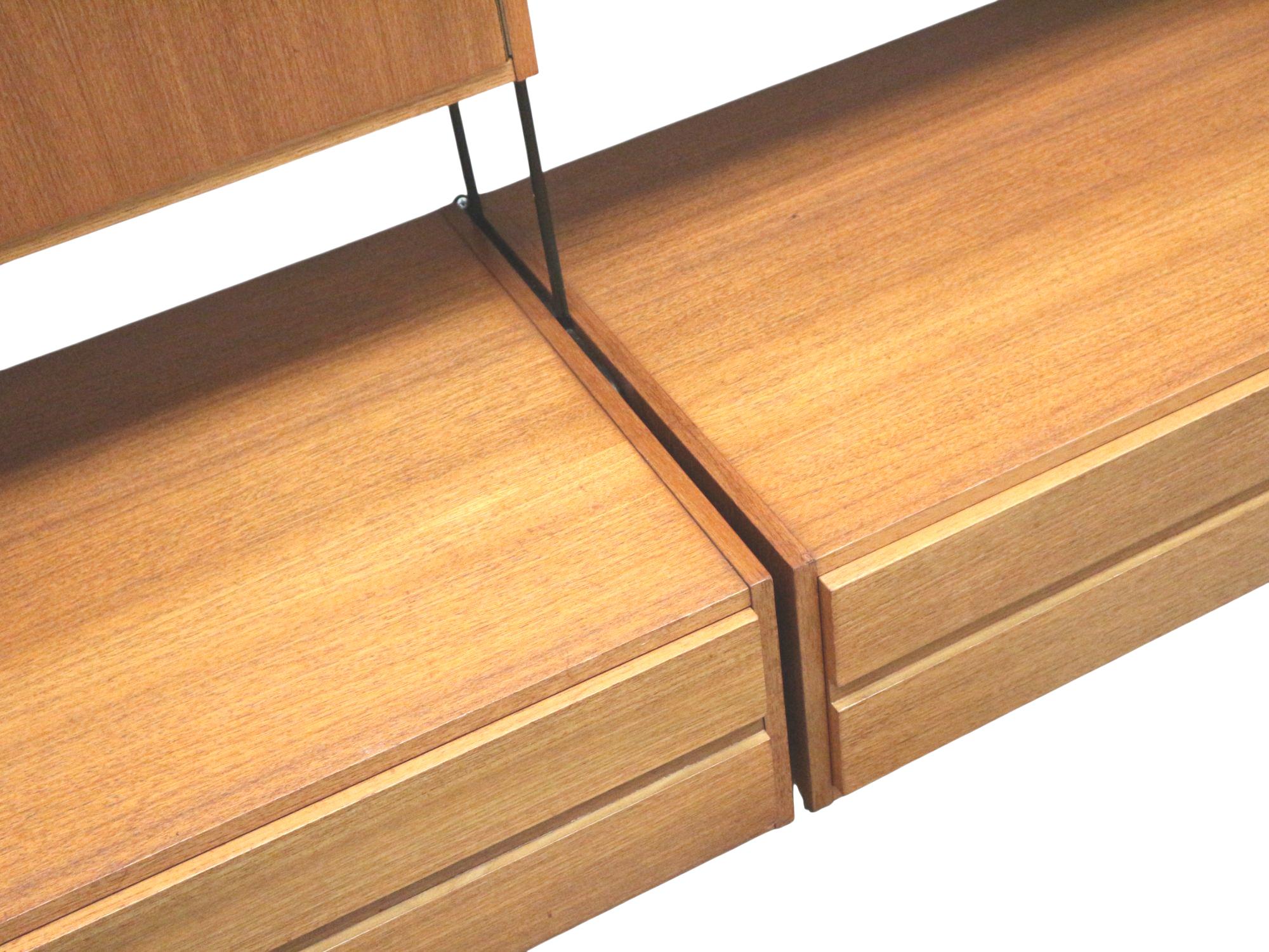 Vintage Omnia wall system designed by Ernst Dieter Hilker in the 1960s For Sale 3