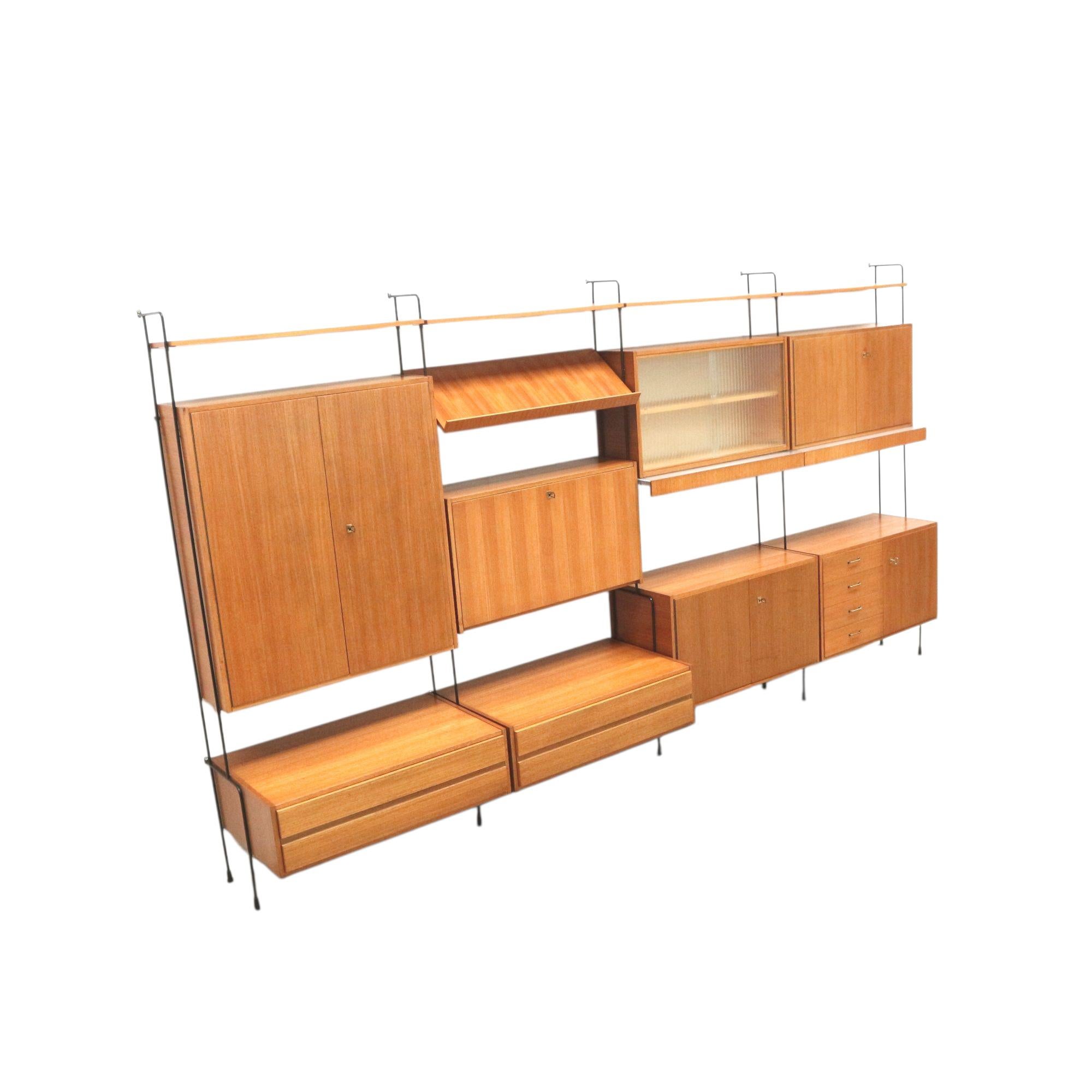 Vintage Omnia wall system designed by Ernst Dieter Hilker in the 1960s For Sale 10