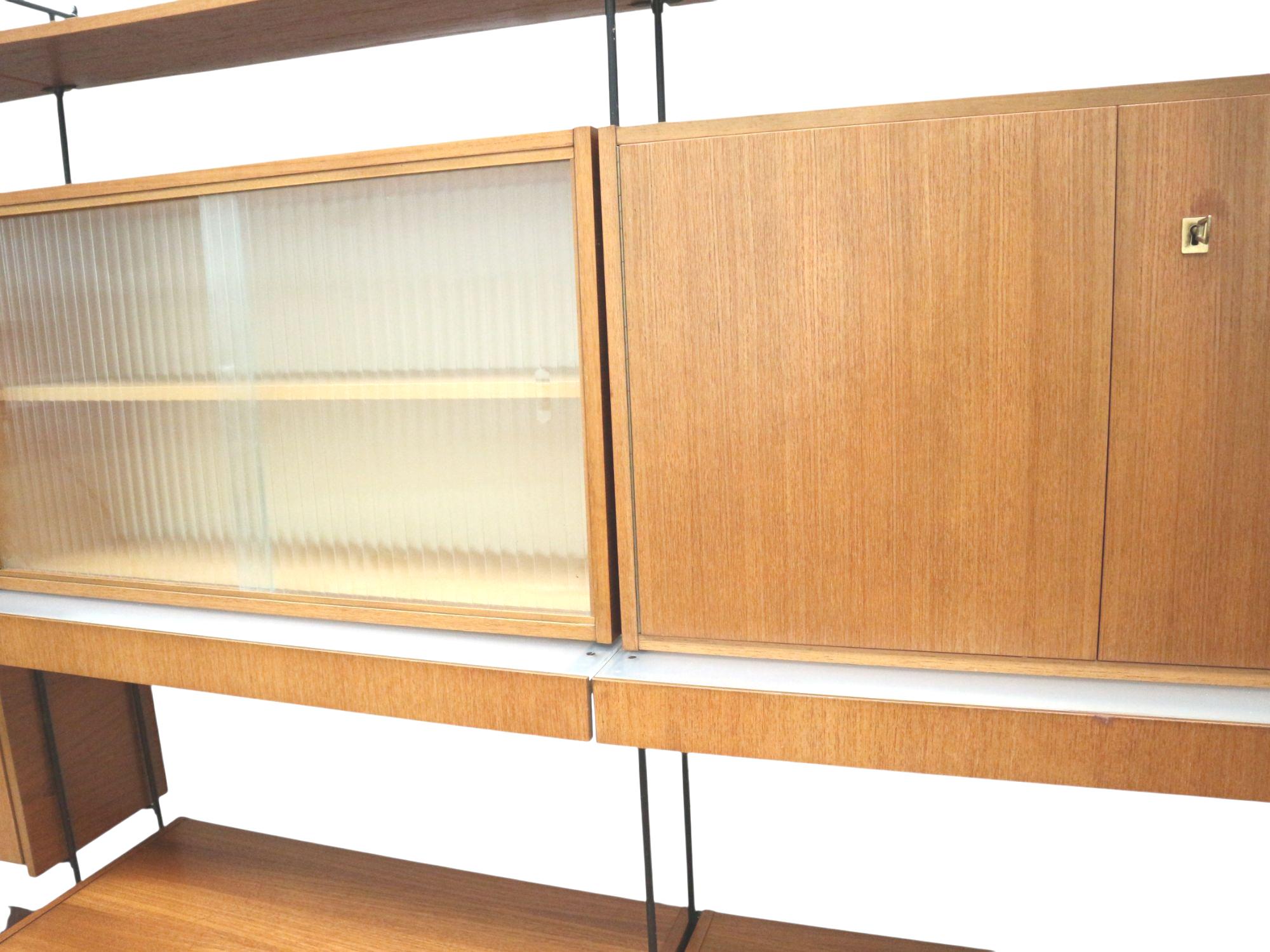 Mid-20th Century Vintage Omnia wall system designed by Ernst Dieter Hilker in the 1960s For Sale