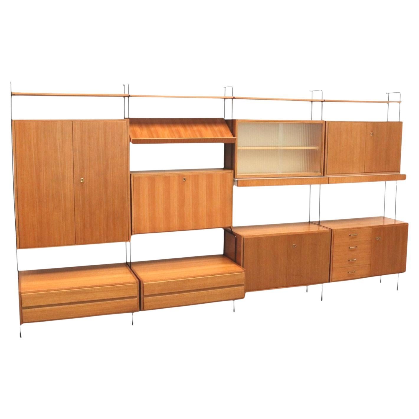 Vintage Omnia wall system designed by Ernst Dieter Hilker in the 1960s