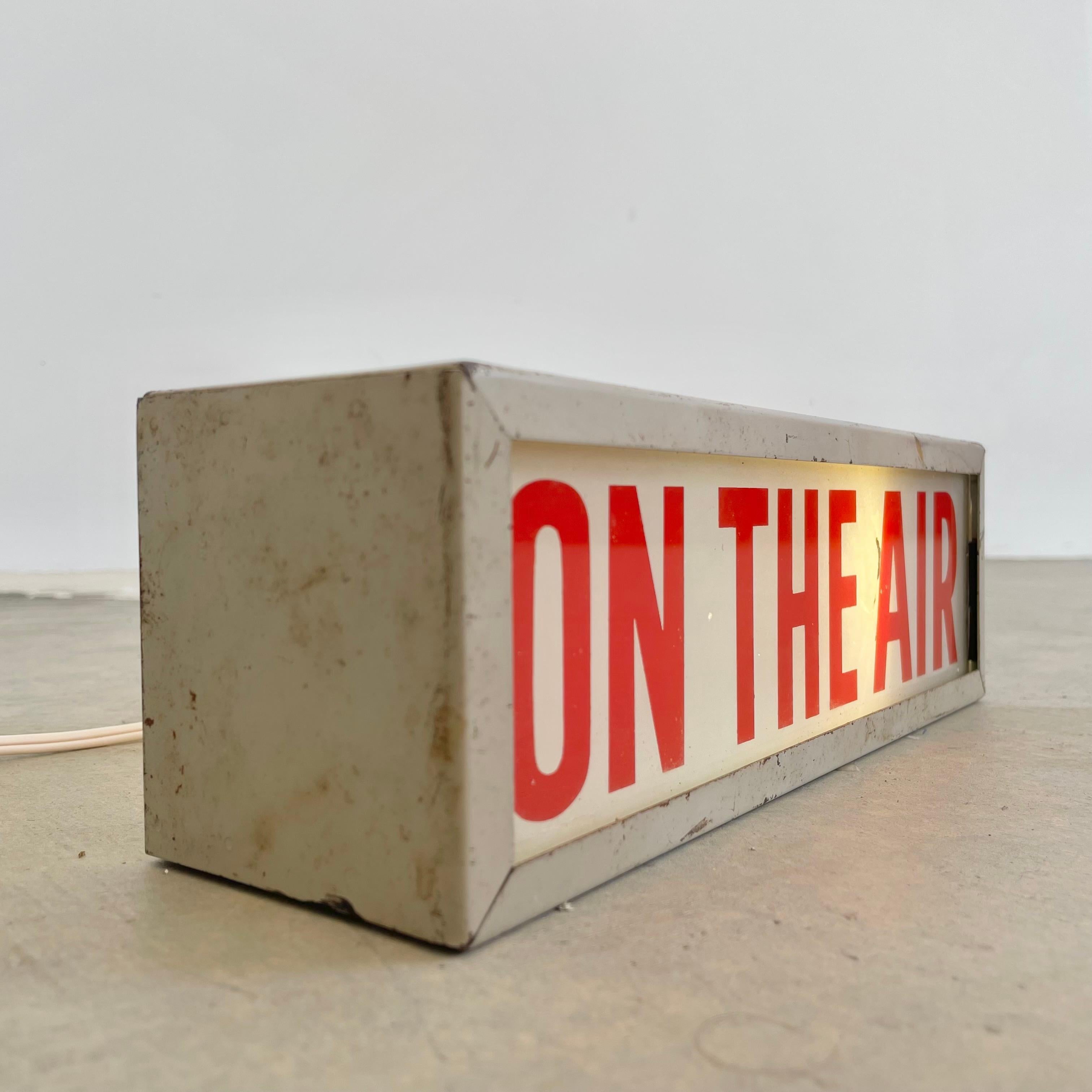 on air sign vintage
