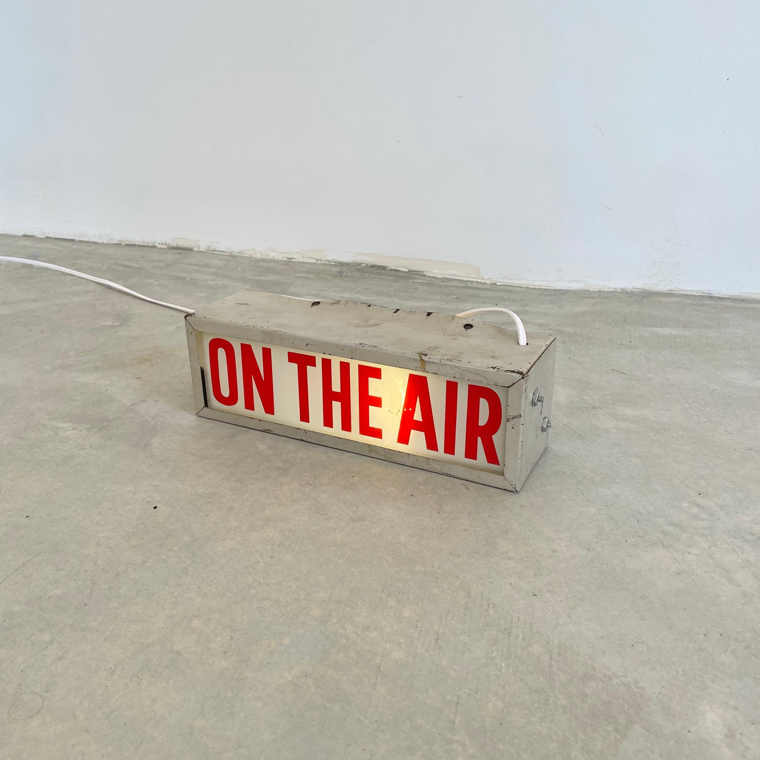antique on air sign