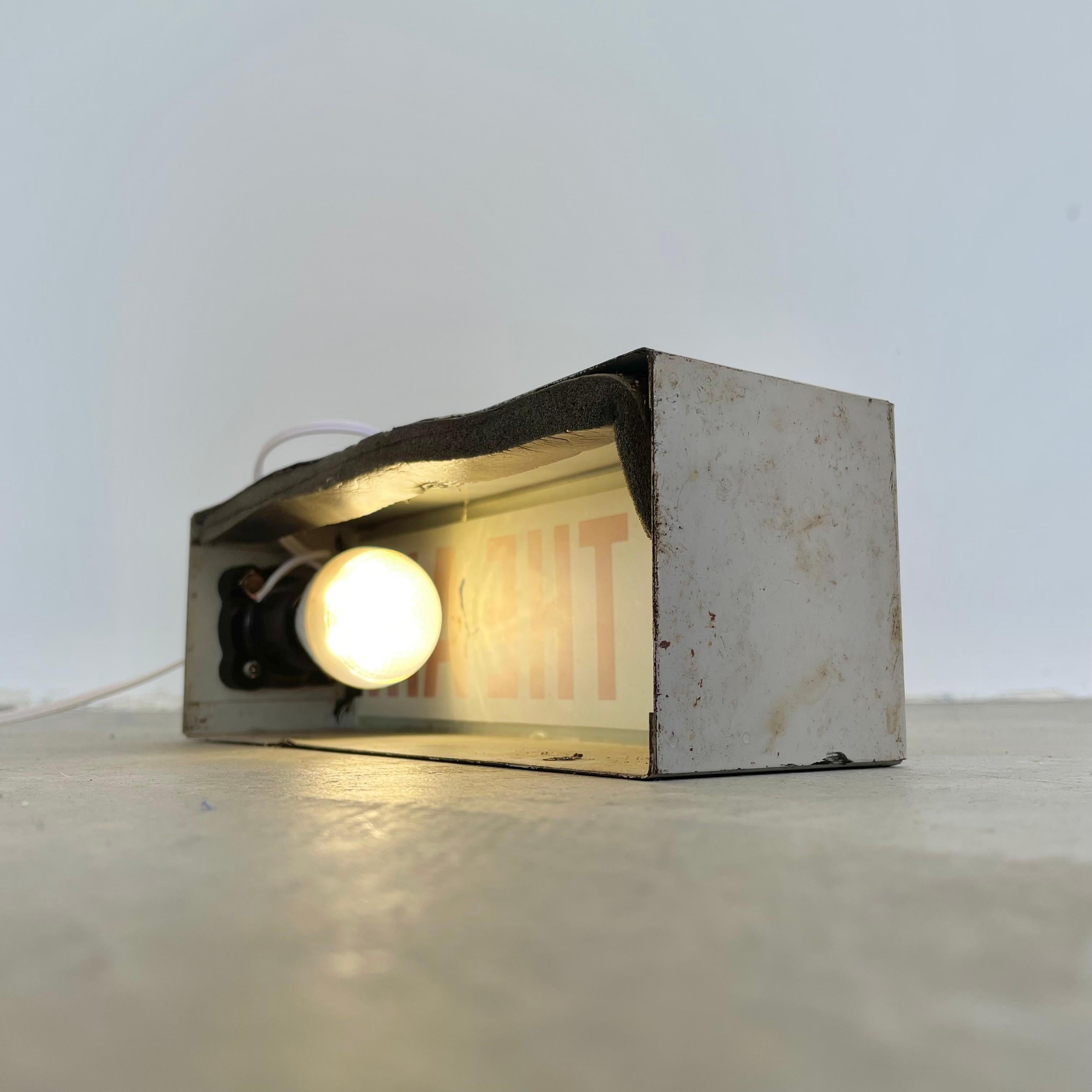American Vintage 'ON THE AIR' Recording Studio Sign Light, 1950s, USA