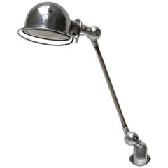 Retro One-Arm Wall Light from Jielde with Fresnel Lens, circa 1950