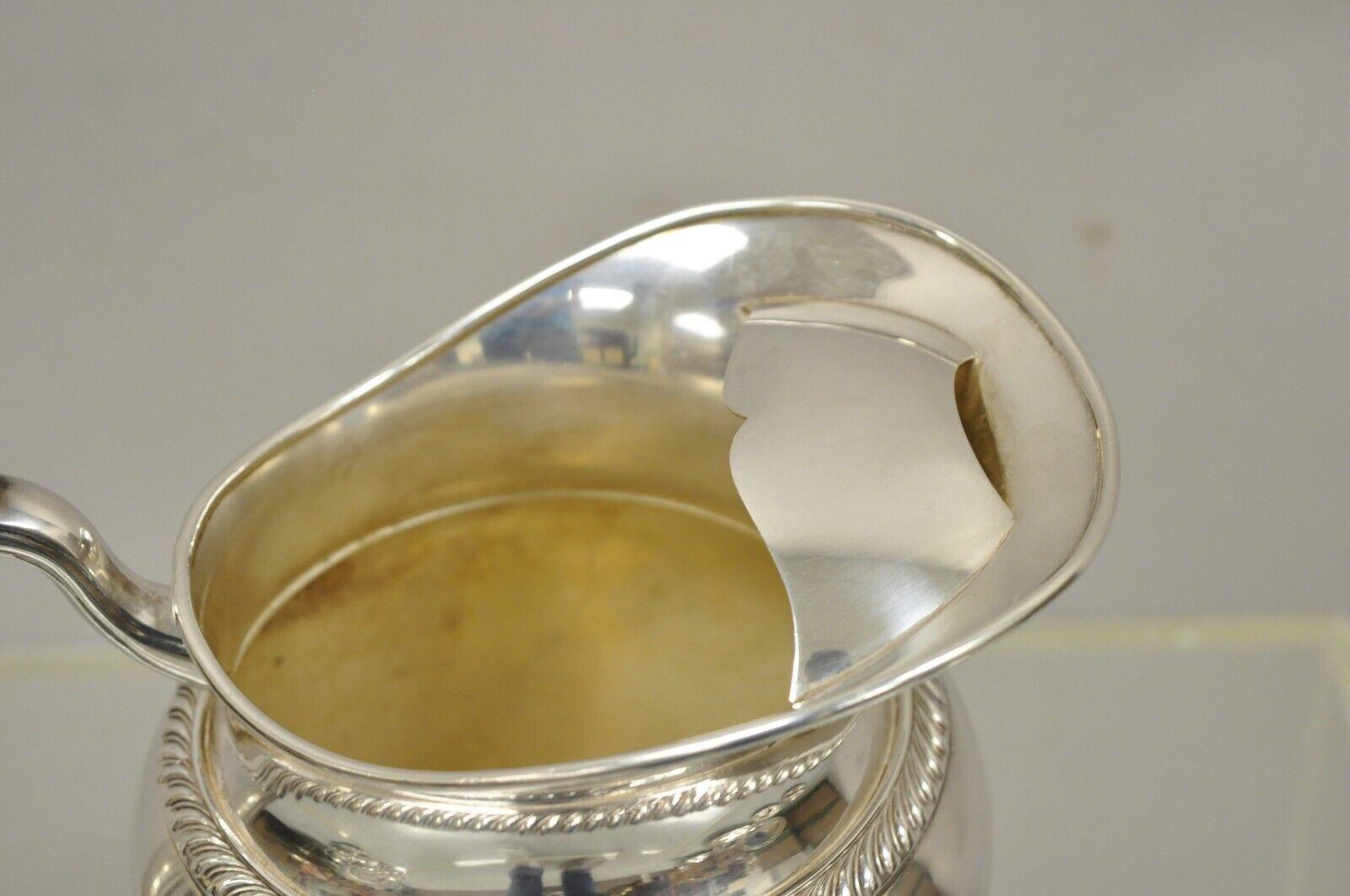 oneida silver pitcher
