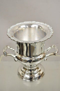 Vintage Oneida Silver Plated Victorian Style Wine Champagne Chiller Ice Bucket
