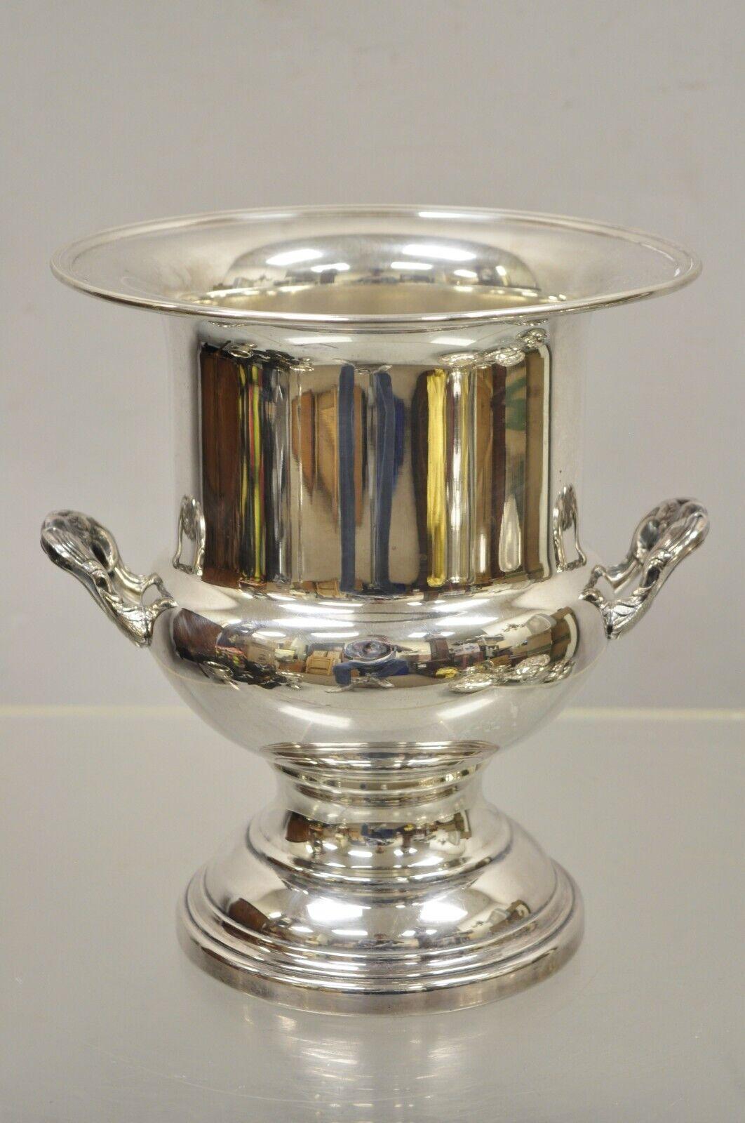 Vintage Oneida Silversmiths Trophy Cup Urn Champagne Bucket Wine Ice Chiller 4
